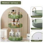 360° Rotating Skincare Organizer with Removable Tiers - Image 4