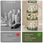 360° Rotating Skincare Organizer with Removable Tiers - Image 3