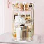 360° Rotating Makeup Organizer, 2- or 3-Tier - Image 2