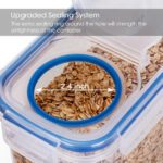 4L Large Capacity Stackable Airtight Food Storage Containers with Lids (BPA-Free) – Kitchen Pantry Organizers for Pasta & Snacks - Image 2