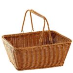 Woven Storage Basket, Beige or Brown - Image 5