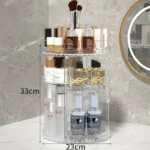 Large DIAMOND-ROTATING-ORGANIZER-STORAGE-PLASTIC-ROUND white - ALIBABA-1601815772915